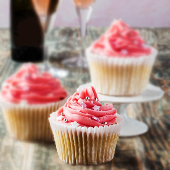 Pink Champagne Buttercream